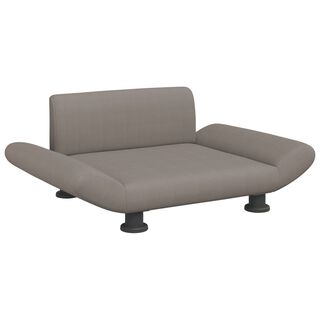 vidaXL Cama de tela gris taupe para perros