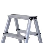 Escalera de tijera plegable Homcom color Metal, , large image number null