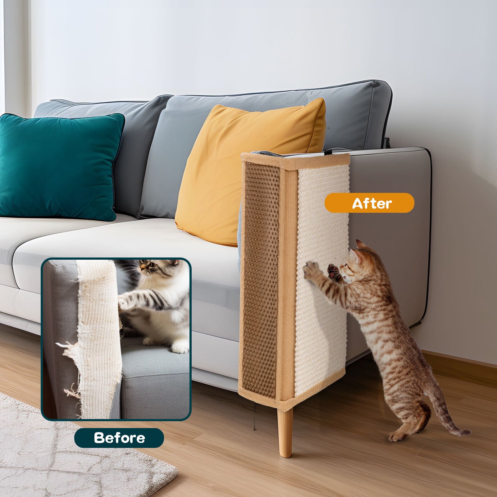 Nobleza Rascador de esquina para gatos thumbnail