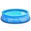 Outsunny Piscina Hinchable Redonda 4.000 Litros Ø274x76 cm para 3-4 Personas Piscina Inflable Familiar Adultos y Niños con Inflador de Mano para Jardín Patio Exterior Azul, , large indicador imagen numero 1