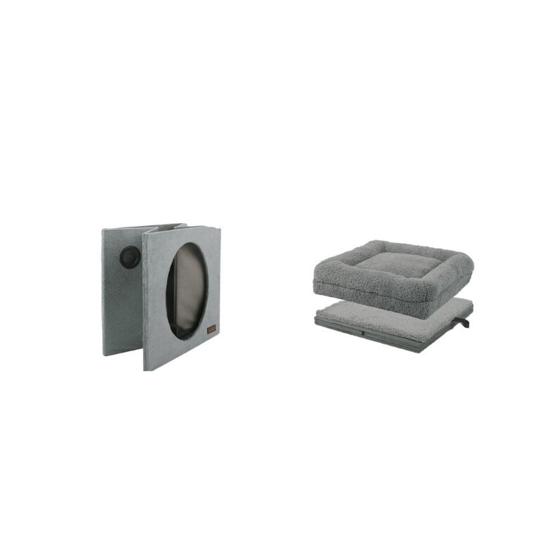 Cama Para Gatos Cozy Snuggle Lamb - Suave, Mullida Y En Color Canela