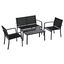 Outsunny Muebles de Jardín Negro, , large indicador imagen numero 1