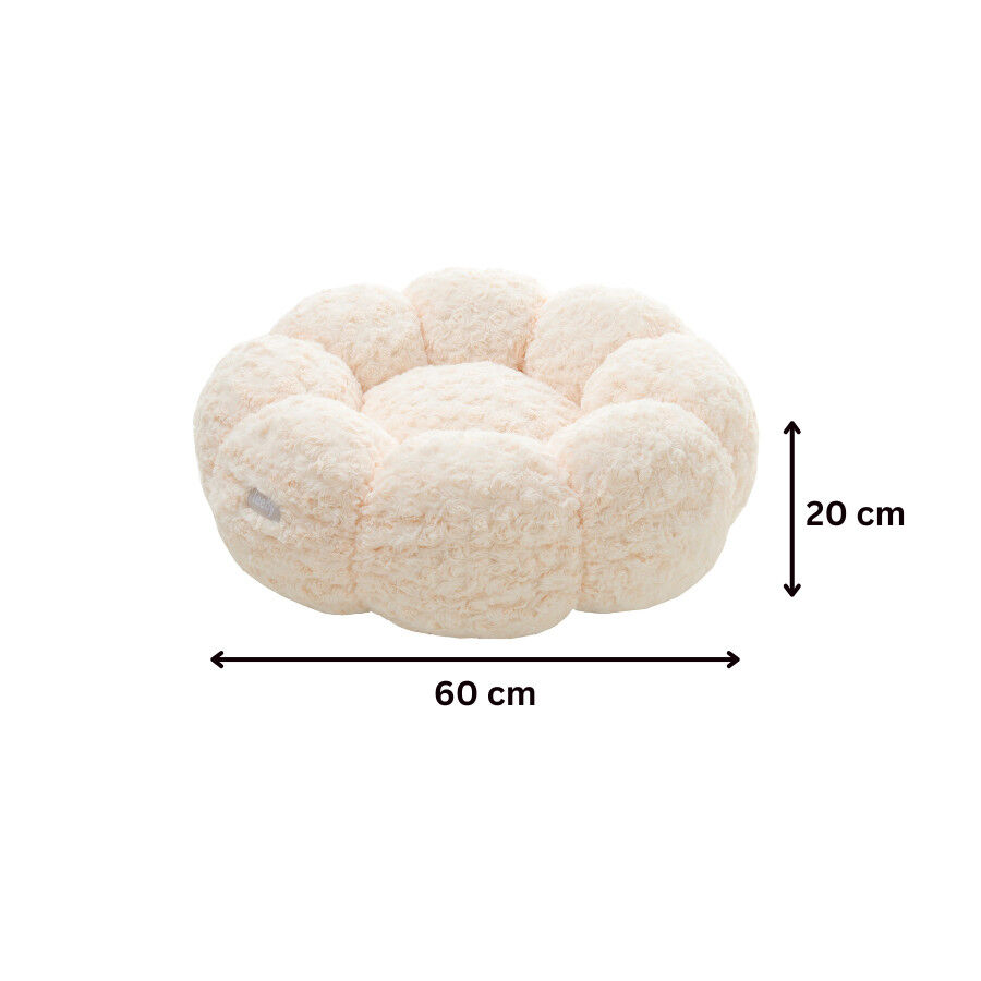 Leeby Sof&aacute; Flower Bed Swirl Beige para perros, , large Imagen numero 4