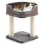 COSTWAY Árbol Rascador Compacto para Gatos, Altura 50 cm, Torre de Sisal Natural Alfombrado con Plataforma Felpa y Poste de Rascado, Torre para Rascar, Relajarse y Dormir (Gris), , large indicador imagen numero 1