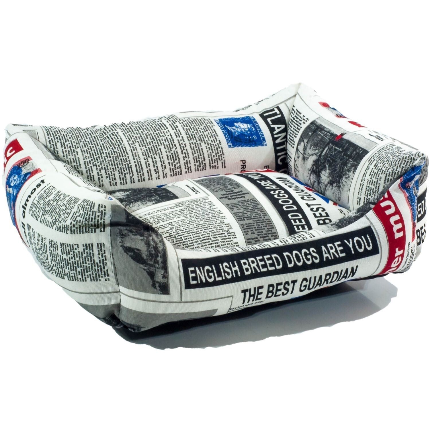 Cama Cuna Cuadrada T1 50x40 Periodicos, , large Imagen numero 1