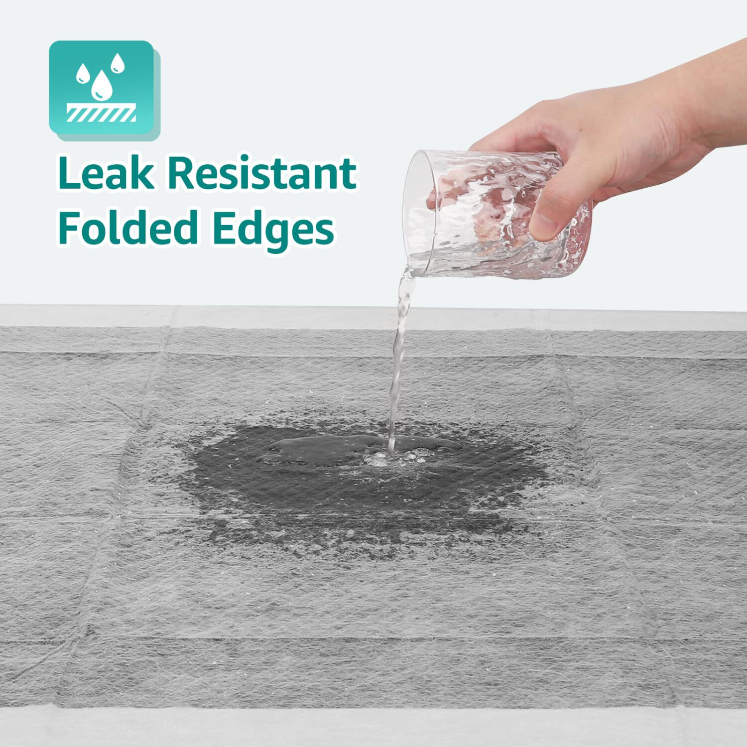 Nobleza Empapadores Perros 90x60cm (50 Unid), Carbón Activado para Control de Olores, Absorbe al Instante ¡Secado Rápido! Almohadillas de Antiderrames de Perros y Cachorros thumbnail