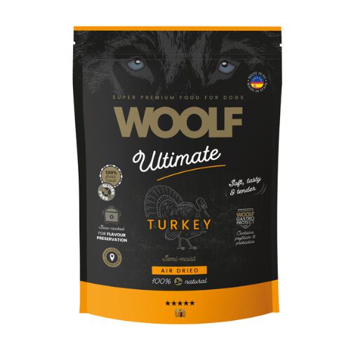 Woolf comida semihúmeda pavo para perros