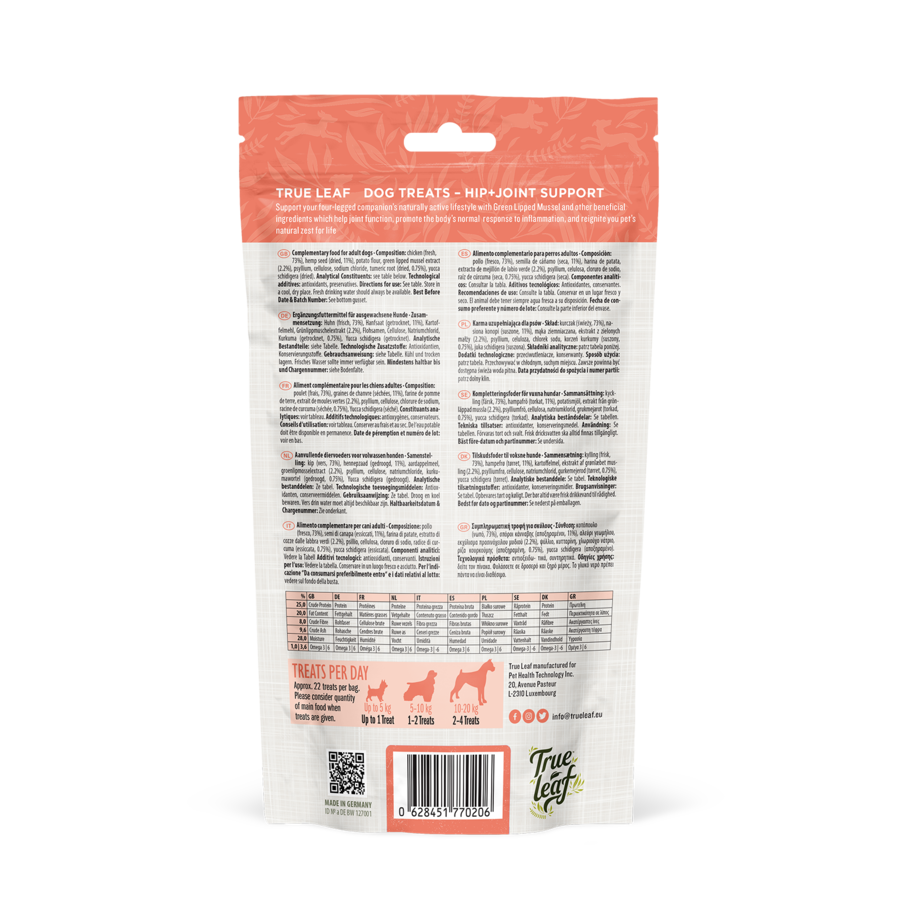 Snack True Hemp Hip & Joint para perros sabor Pollo, , large Imagen numero 3