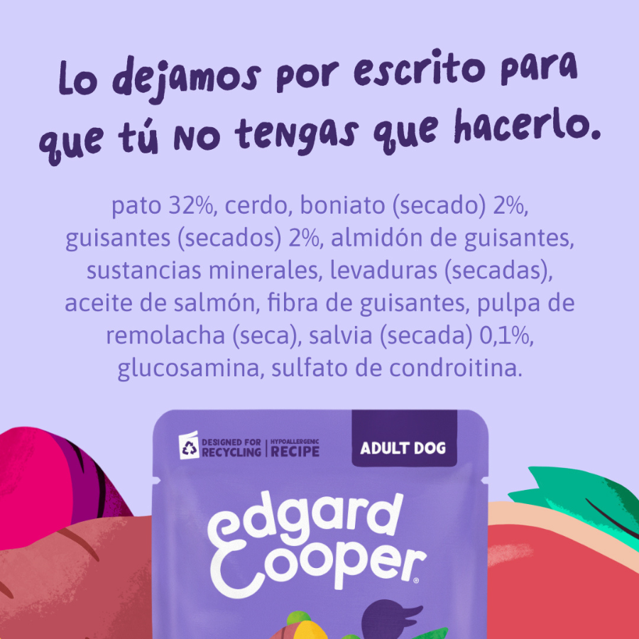 150 g Edgard & Cooper Adult Grain Free Pato sobres para perros, , large Imagen numero 10