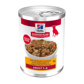 Hill's Science Plan Adult Estofado con pollo y verduras lata para perros