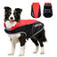 Nobleza Abrigo para Perro Impermeable, Chaquetas Abrigada de Invierno para Perros Mediano Grande, Ropa Reflectante para Perros, Chaleco para Perros Resistente al Viento (Rojo, XXL), , large indicador imagen numero 7