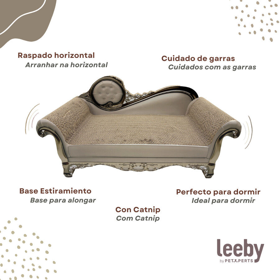 Leeby Camille rascador de cartón para gatos thumbnail