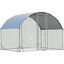 COSTWAY Gallinero de Metal Grande, Gallinero con Cerradura, Corral para Gallinas con Cubierta de Tela Oxford y Malla de Alambre, Jaula de Pollo para Exterior, Granja 190 x 280 x 195 cm, , large indicador imagen numero 1