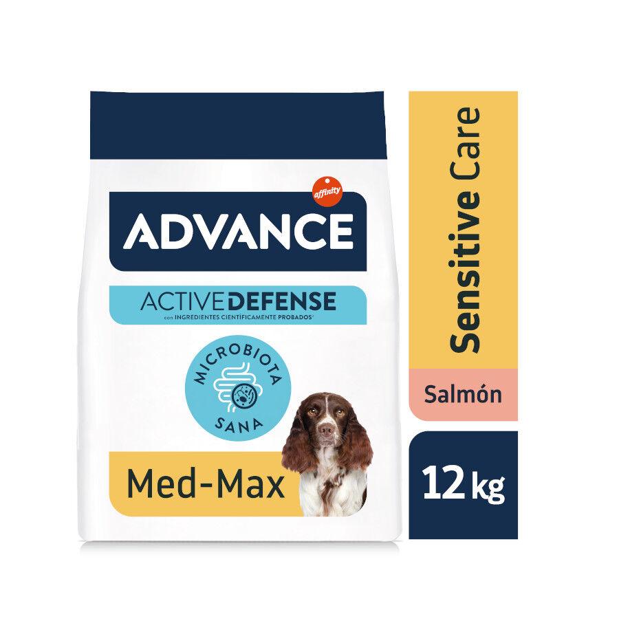 12 kg Advance Active Defense Medium Maxi Sensitive Salm&oacute;n y Arroz pienso para perros, , large Imagen numero 2