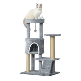 PawHut Árbol Rascador de 5 Niveles Torre para Gatos