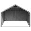 vidaXL Caseta perros exterior con cubierta 2x2x1,5 m acero galvanizado, , large indicador imagen numero 3
