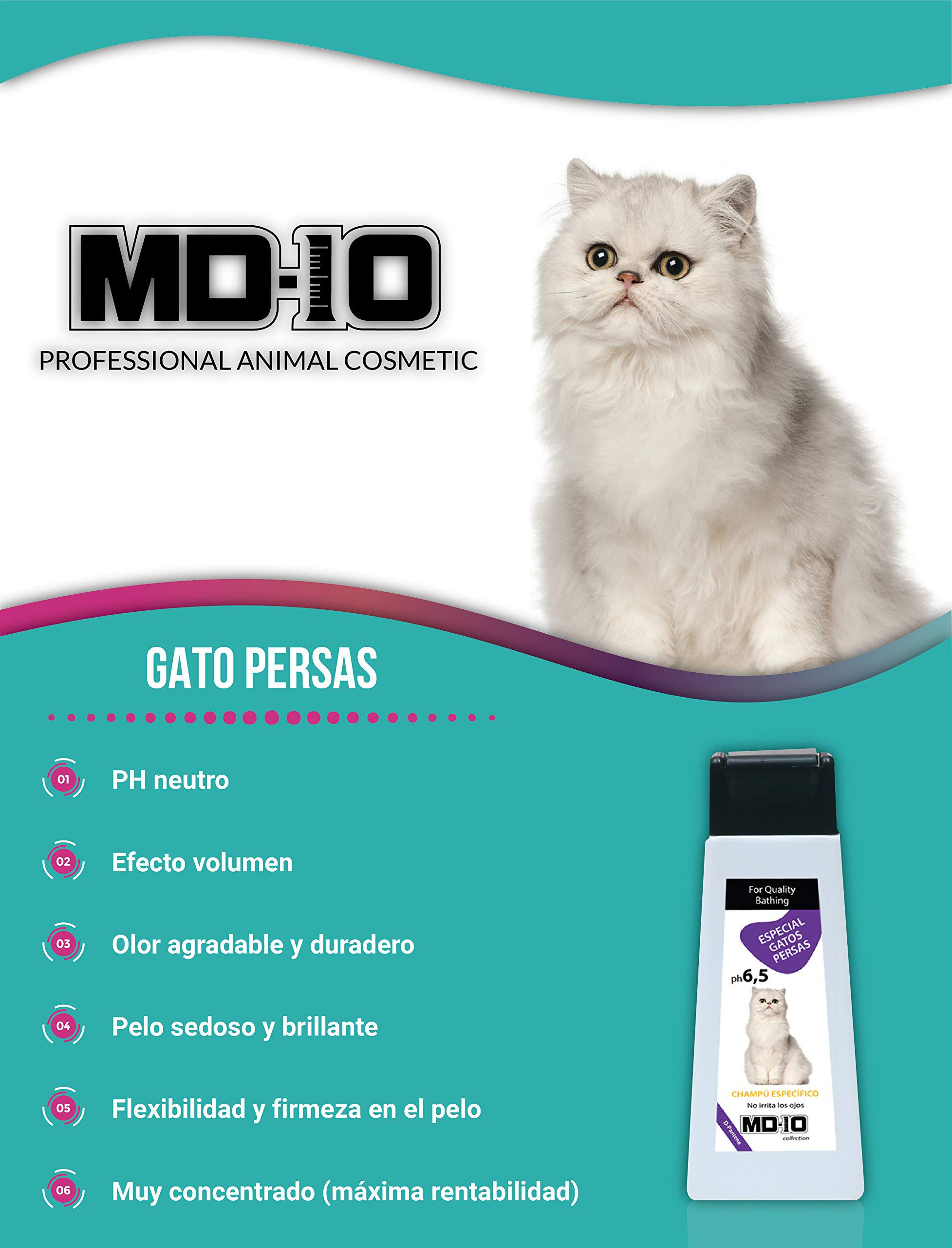 MD-10 COLLECTION Champú para Gatos Persa thumbnail