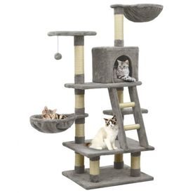 Rascador completo para gatos color Gris
