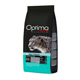 Optima Nova Sterilised Pollo y Arroz pienso para gatos