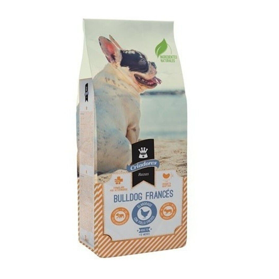 Criadores Bulldog Francés Pollo pienso para perros thumbnail