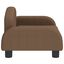 vidaXL Cama para perros de cuero sintético marrón 70x45x30 cm, , large indicador imagen numero 9