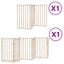 vidaXL Puerta para Perros Plegable Paneles Puerta de Seguridad Madera de Álamo, , large indicador imagen numero 6