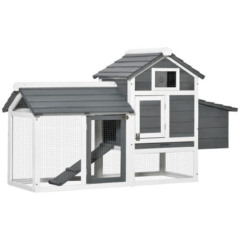 PawHut Gallinero de Madera Exterior para gallinas