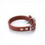 Collar de cuero vegano Pamppy especial Toy color Camel, , large indicador imagen numero 1