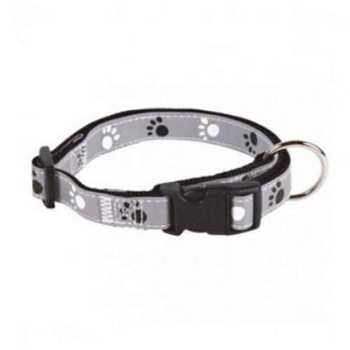 Collar de huellas reflectantes para perros color Amarillo, , large Imagen numero 1