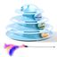 Nobleza - Juguete para Gatos, Juguetes Interactivo con Diseño de Torre con 3 Pelotas de 3 Niveles, Torre Interactiva Gato（25 x 12.5cm）, , large indicador imagen numero 1