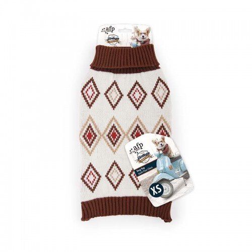 All for paws jersey vintage diamante marr&oacute;n, , large Imagen numero 1