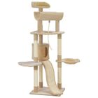 Rascador con postes de sisal para gatos color Beige, , large image number null