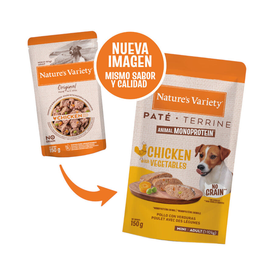 150 g Nature's Variety Original Mini Adult pollo sobre para perros, , large Imagen numero 2