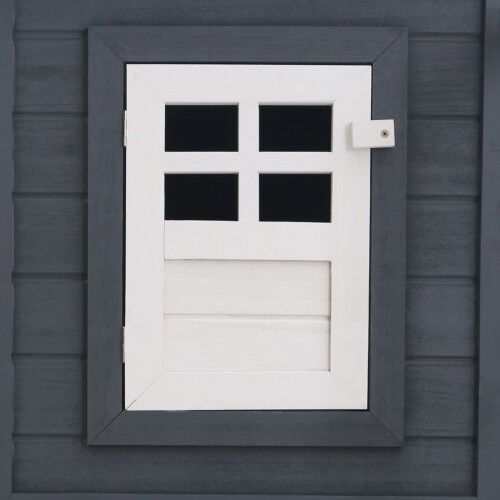 Gallinero de exterior con caja nido para gallinas color Gris thumbnail