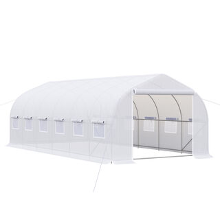 Outsunny Invernadero de Exterior para Cultivo de Plantas color Blanco
