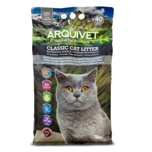Classic Cat Litter Sodium Bentonite Arena aglomerante para gatos thumbnail