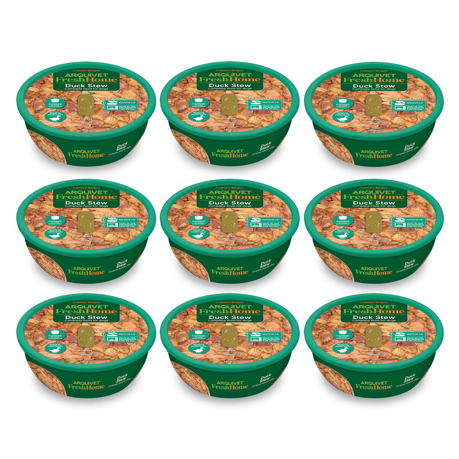 PACK 9 unidades Fresh Home Duck Stew 280g thumbnail