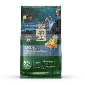 True Origins Wild Pacific Salmón pienso para gatos senior