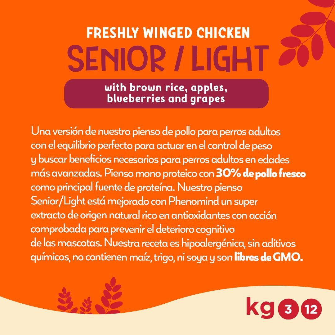 Pienso Fillip Mango adultos/senior pollo 12kg, , large Imagen numero 2