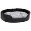 Vidaxl sofá acolchado antideslizante ovalado gris para perros, , large indicador imagen numero 2