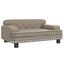 vidaXL Cama para perros de cuero sintético color capuchino 90x53x30 cm, , large indicador imagen numero 5