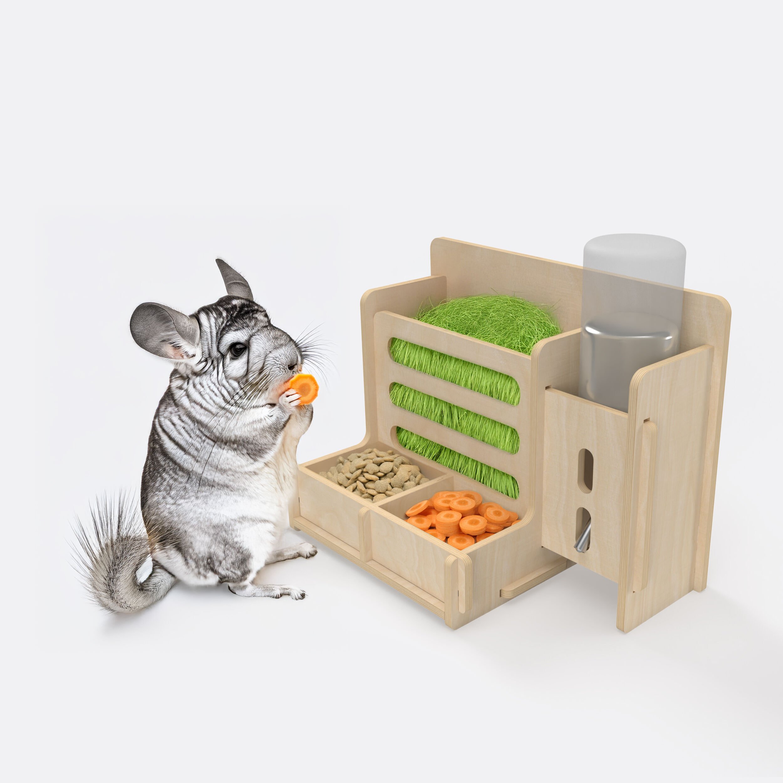 Compact MOB Comedero sin botella para conejos thumbnail