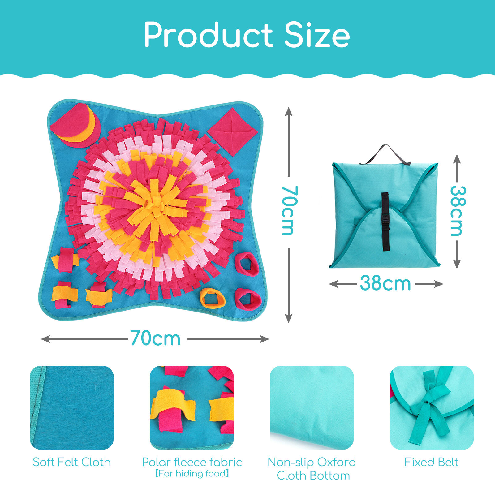 Nobleza Alfombra Olfativa Juego De Inteligencia para perros thumbnail