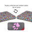 HOME MERCURY- Cama de Mascota, Colchón para Perro, Colchoneta Reversible Estampada Relleno de Espuma para Interior y Exterior. (Small, Huellas), , large indicador imagen numero 2