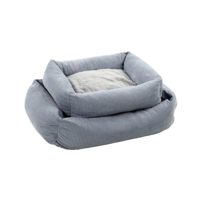 Flamingo Colette Rectángulo Azul cama cuna para perros, , large image number null