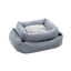 Flamingo Colette Rect&aacute;ngulo Azul cama cuna para perros, , large indicador imagen numero 4
