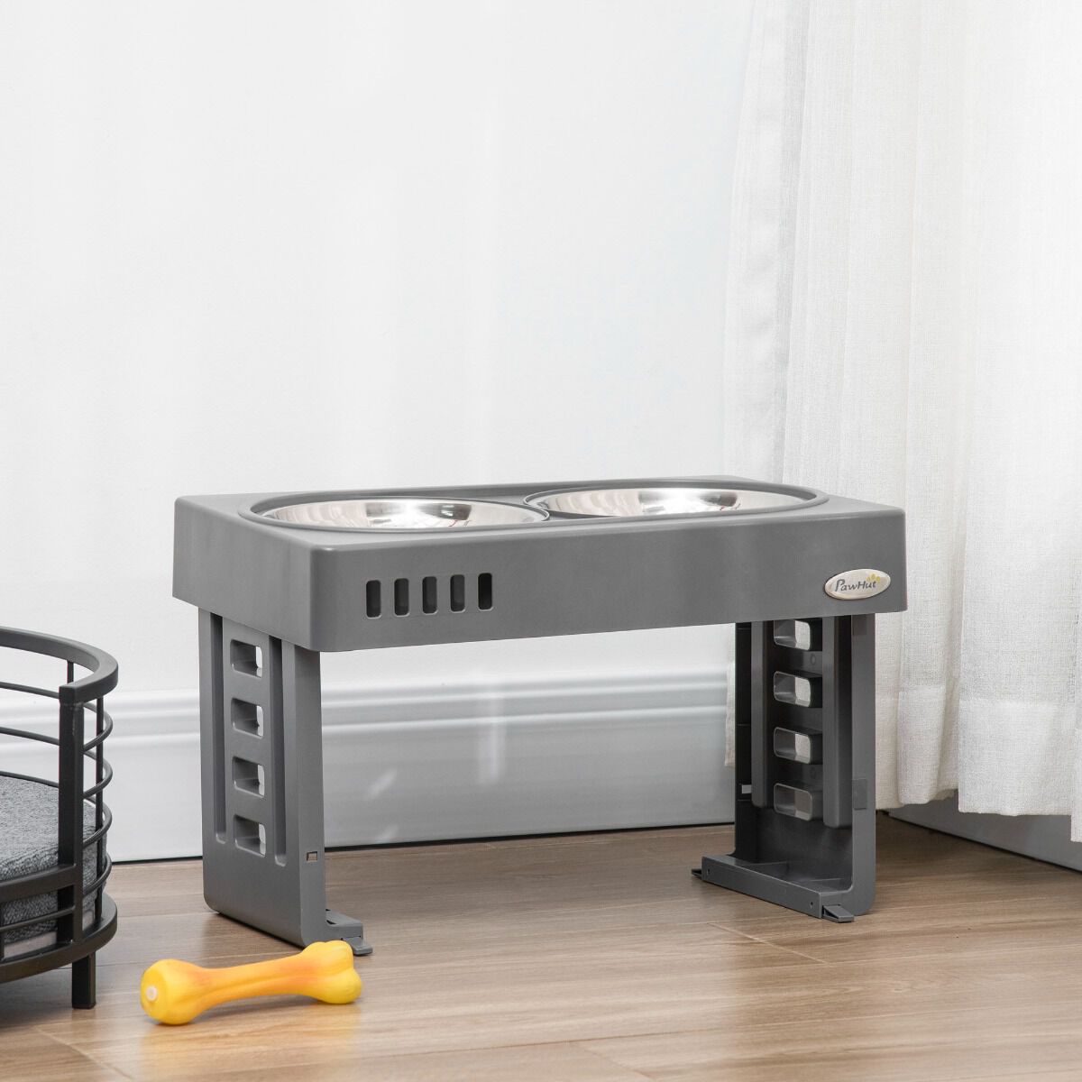 PawHut Comedero Elevado para Perros, , large Imagen numero 3