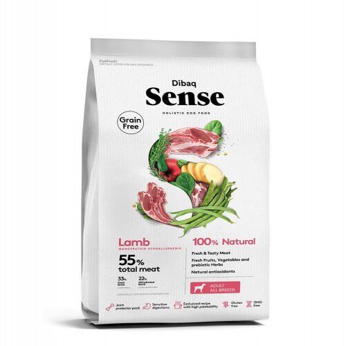 Pienso Dibaq Sense Grain Free para perros sabor Cordero