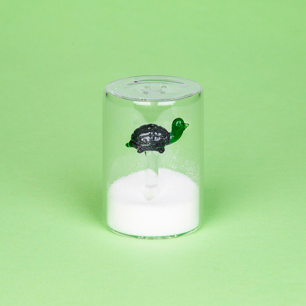 Balvi Salero Turtle Color verde Con figura en forma de tortuga marina Borosilicato, , large Imagen numero 3