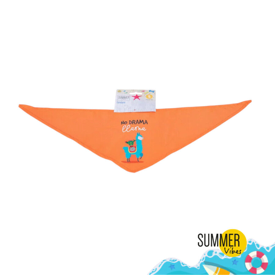 Summer Vibes Llama Bandana para perros, , large Imagen numero 2